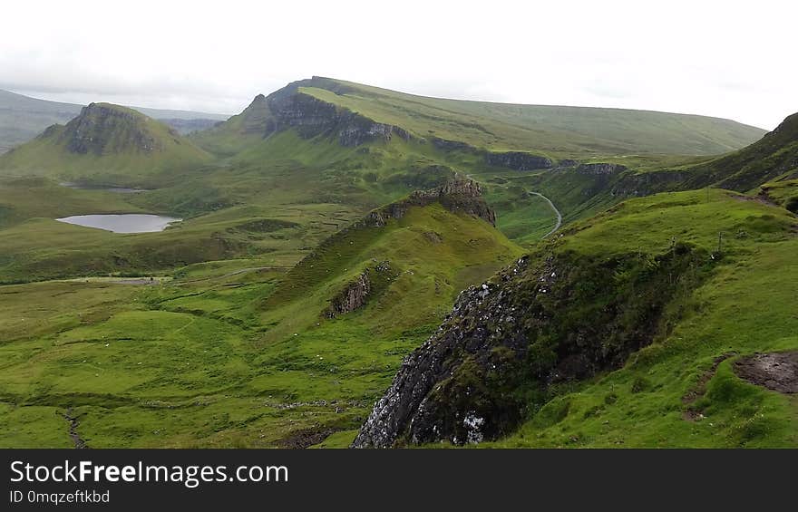 Highland, Grassland, Fell, Ridge