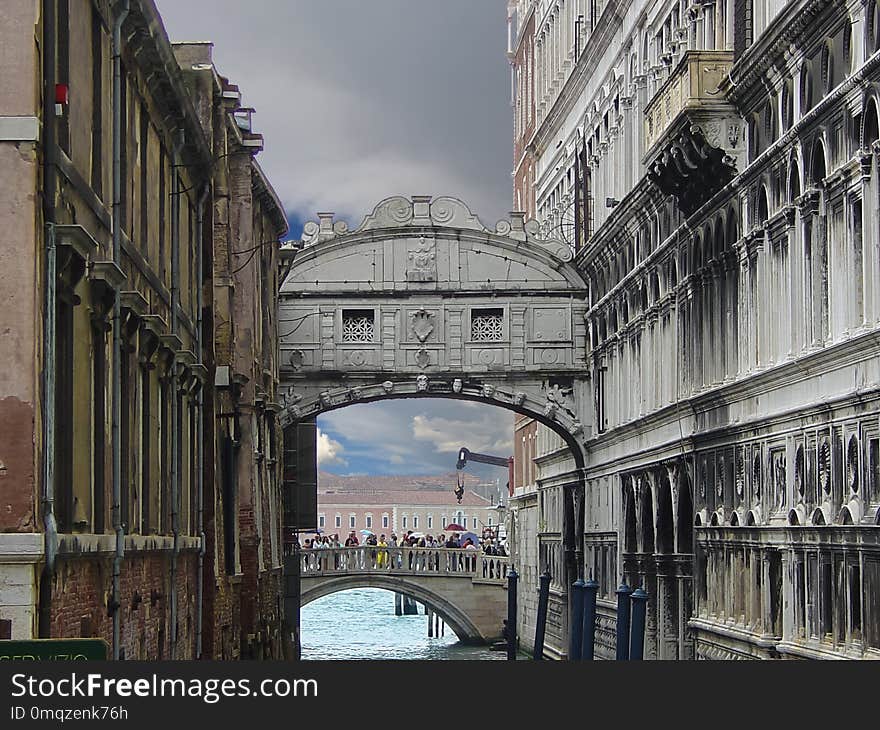 Waterway, Landmark, Town, Building