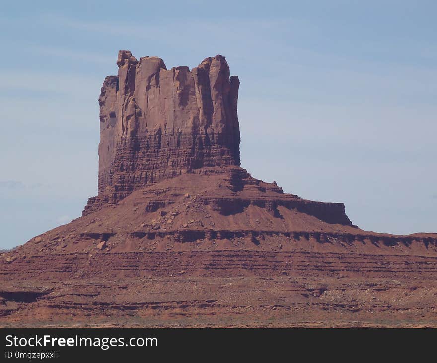 Butte, Historic Site, Mountainous Landforms, Rock