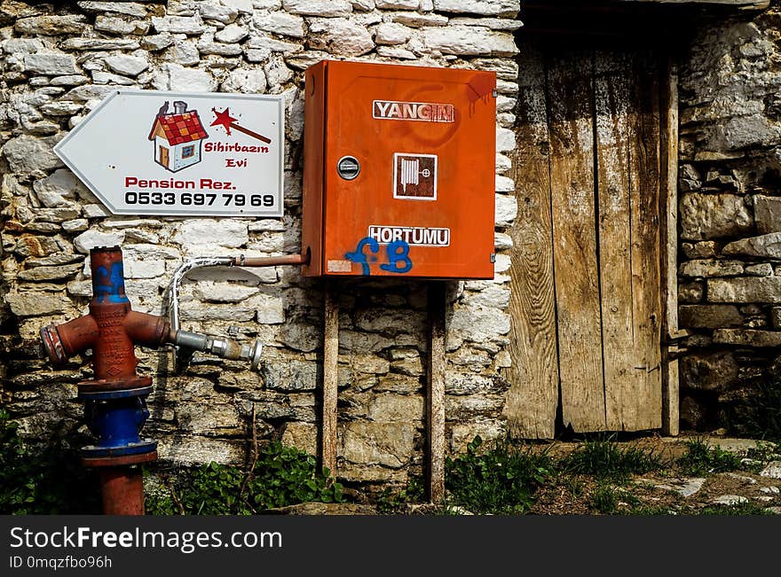 Wall, Facade, Signage, Street