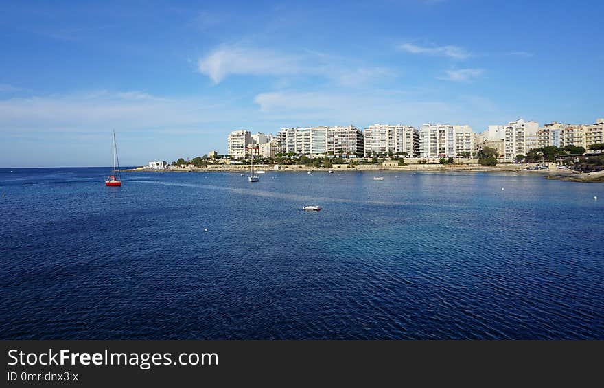 Sea, Waterway, Sky, Horizon