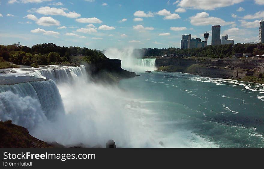 Waterfall, Body Of Water, Water Resources, Water Feature