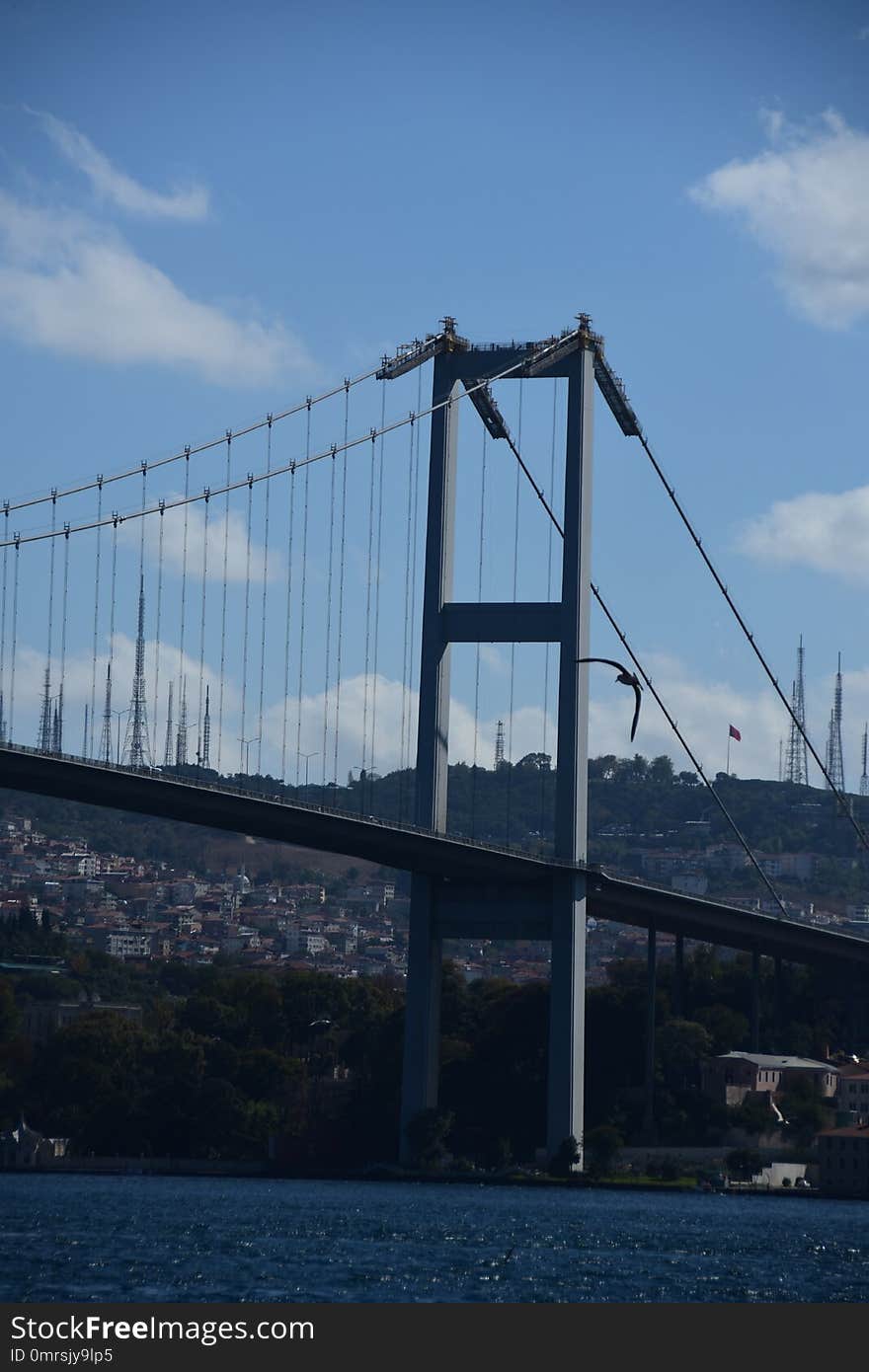 Istanbul Bosphorus Bridge. City