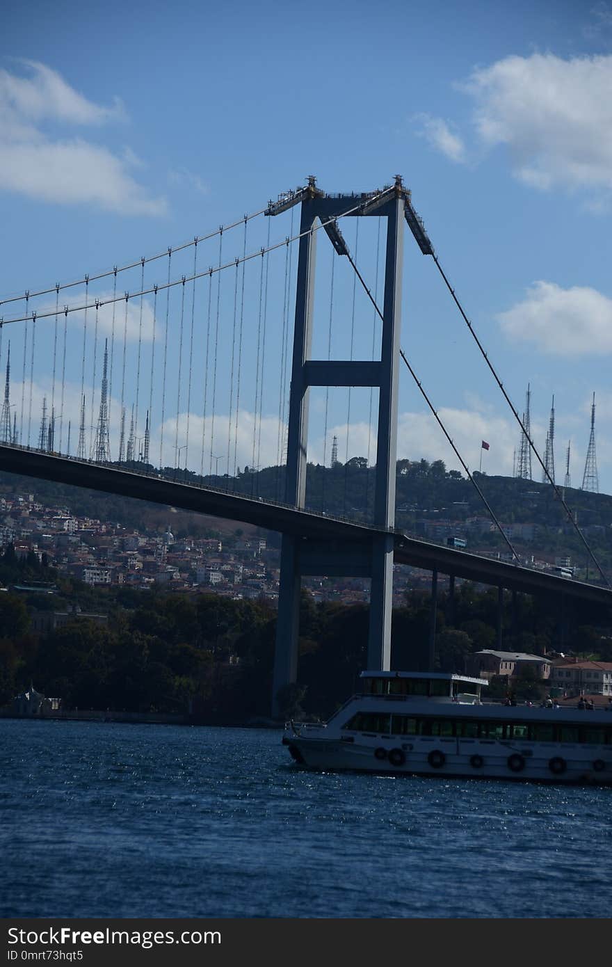 Istanbul Bosphorus Bridge. City