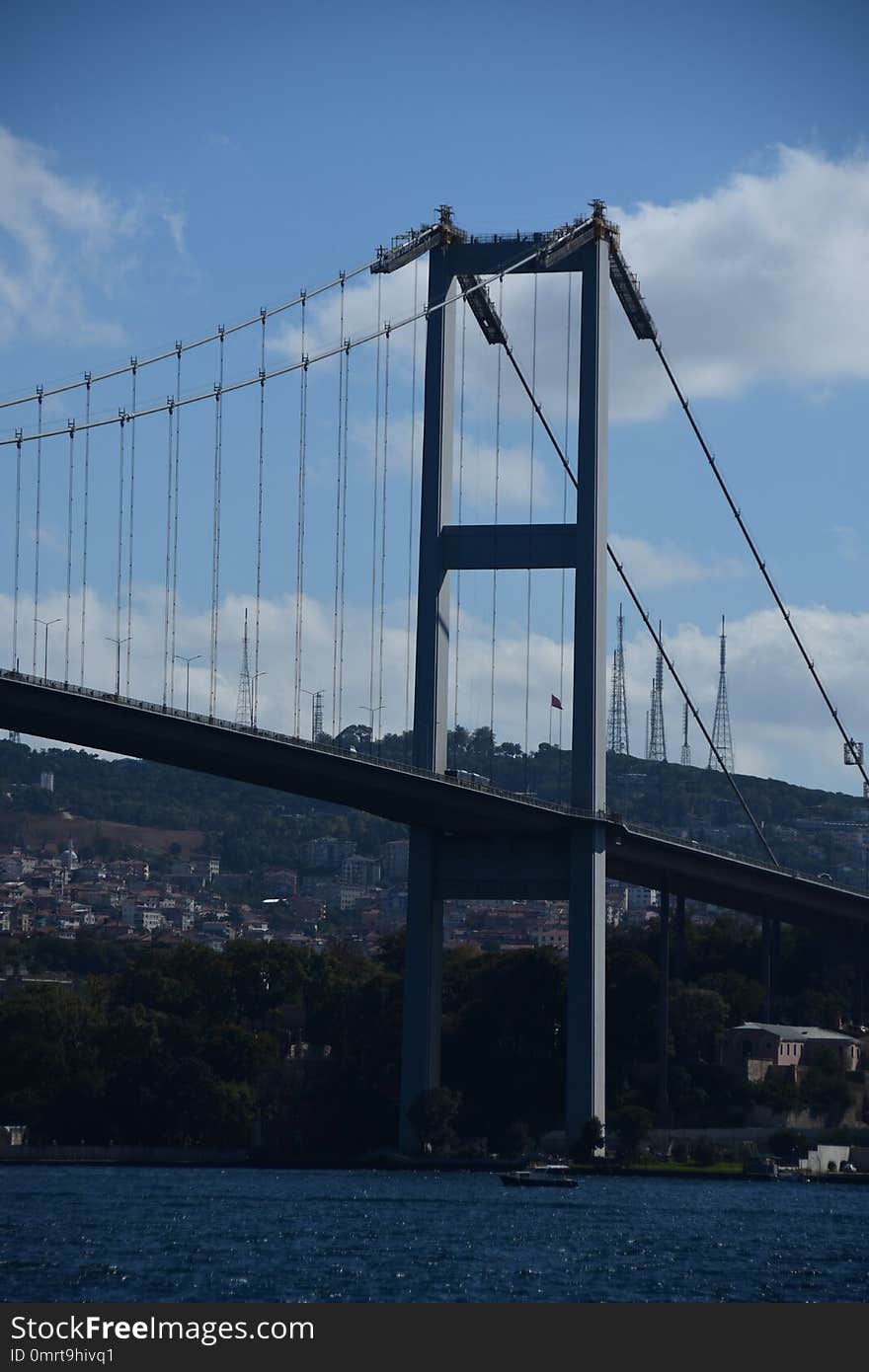 Istanbul Bosphorus Bridge. City