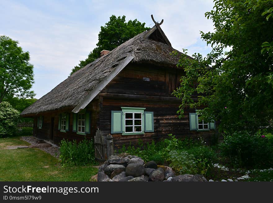 House, Cottage, Tree, Home