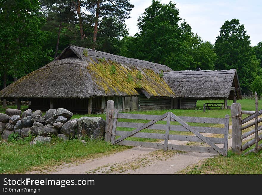 Nature Reserve, Thatching, Hut, Cottage