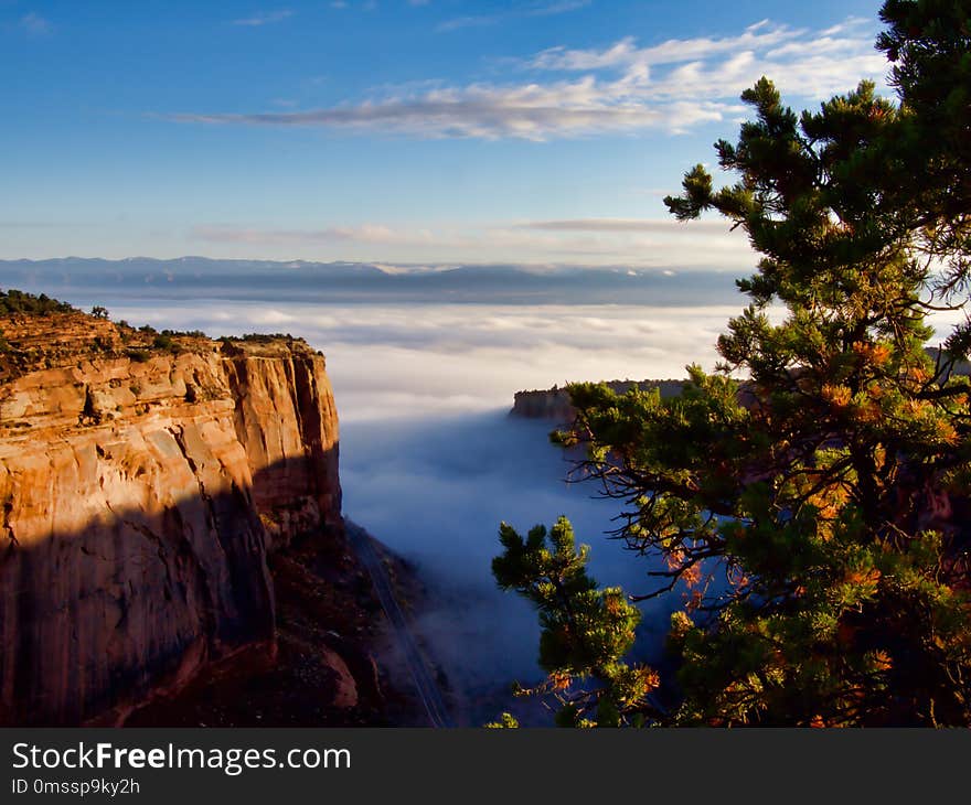 Foggy Western Colorado