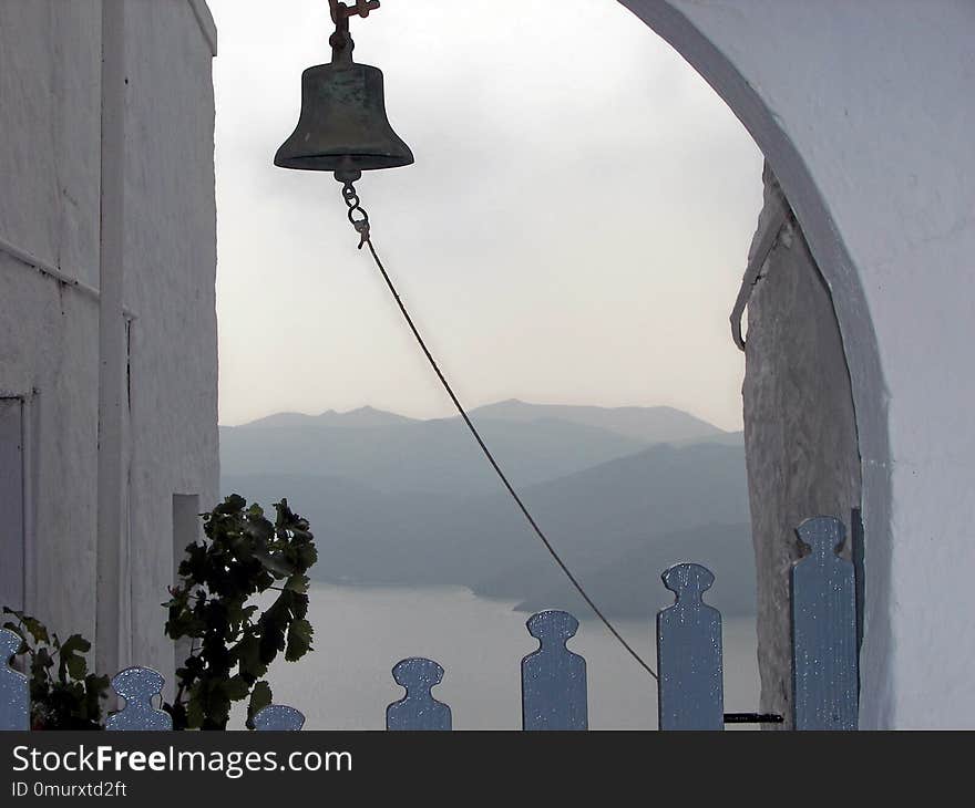 Bell, Church Bell, Sky, Light Fixture