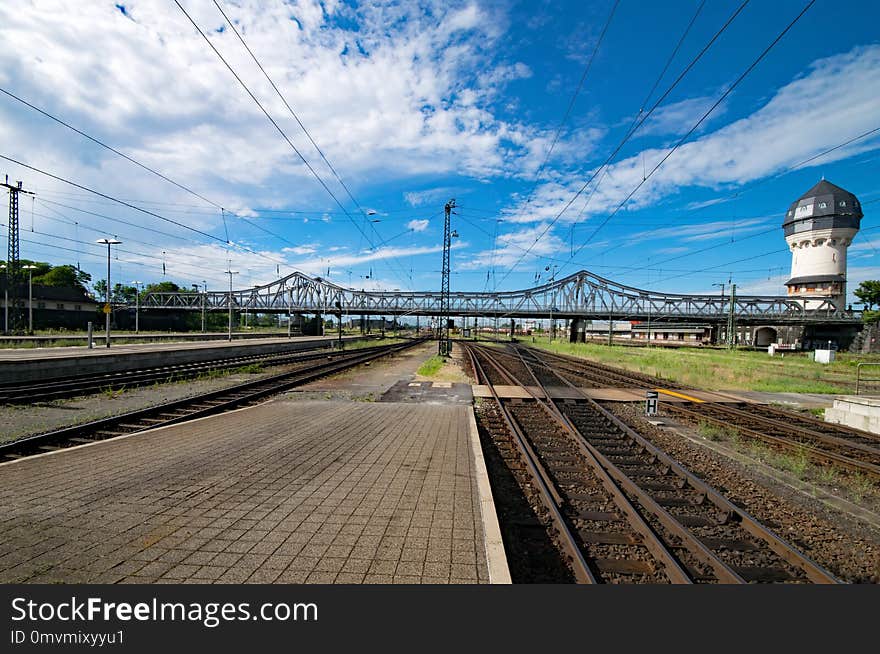 Track, Sky, Transport, Landmark