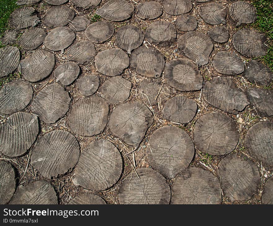 Grass, Soil, Cobblestone, Road Surface