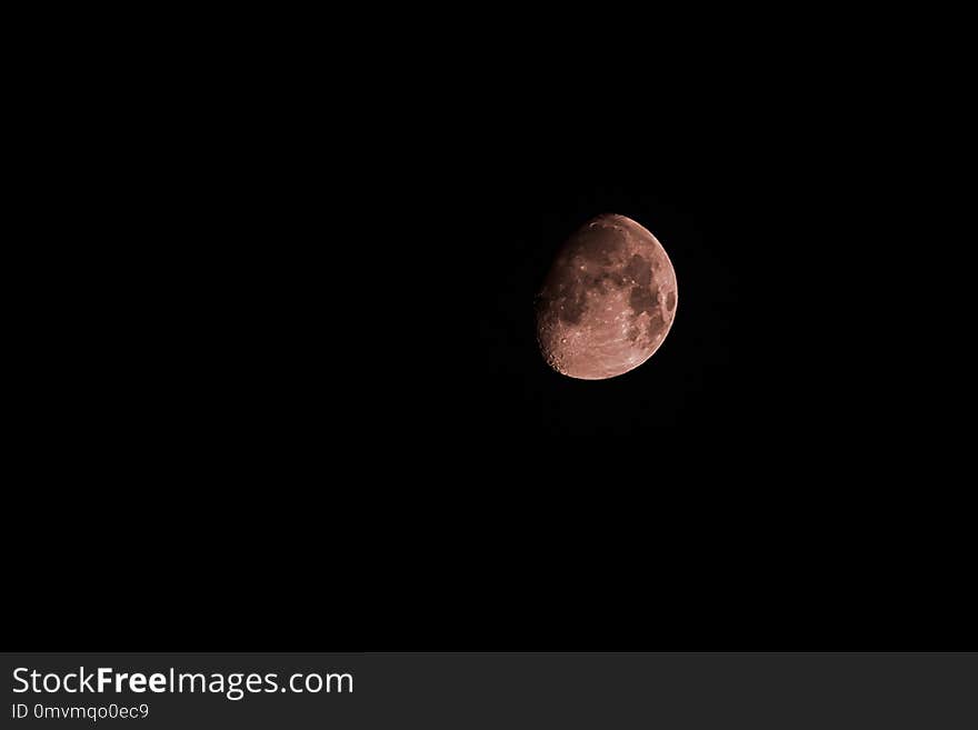 Moon, Atmosphere, Night, Sky