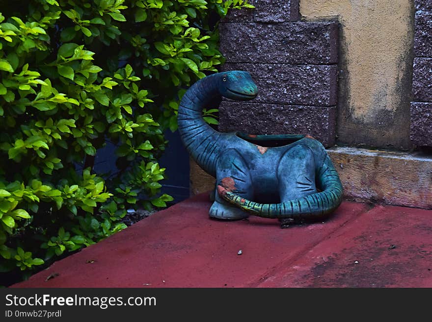 Green, Grass, Garden, Sculpture