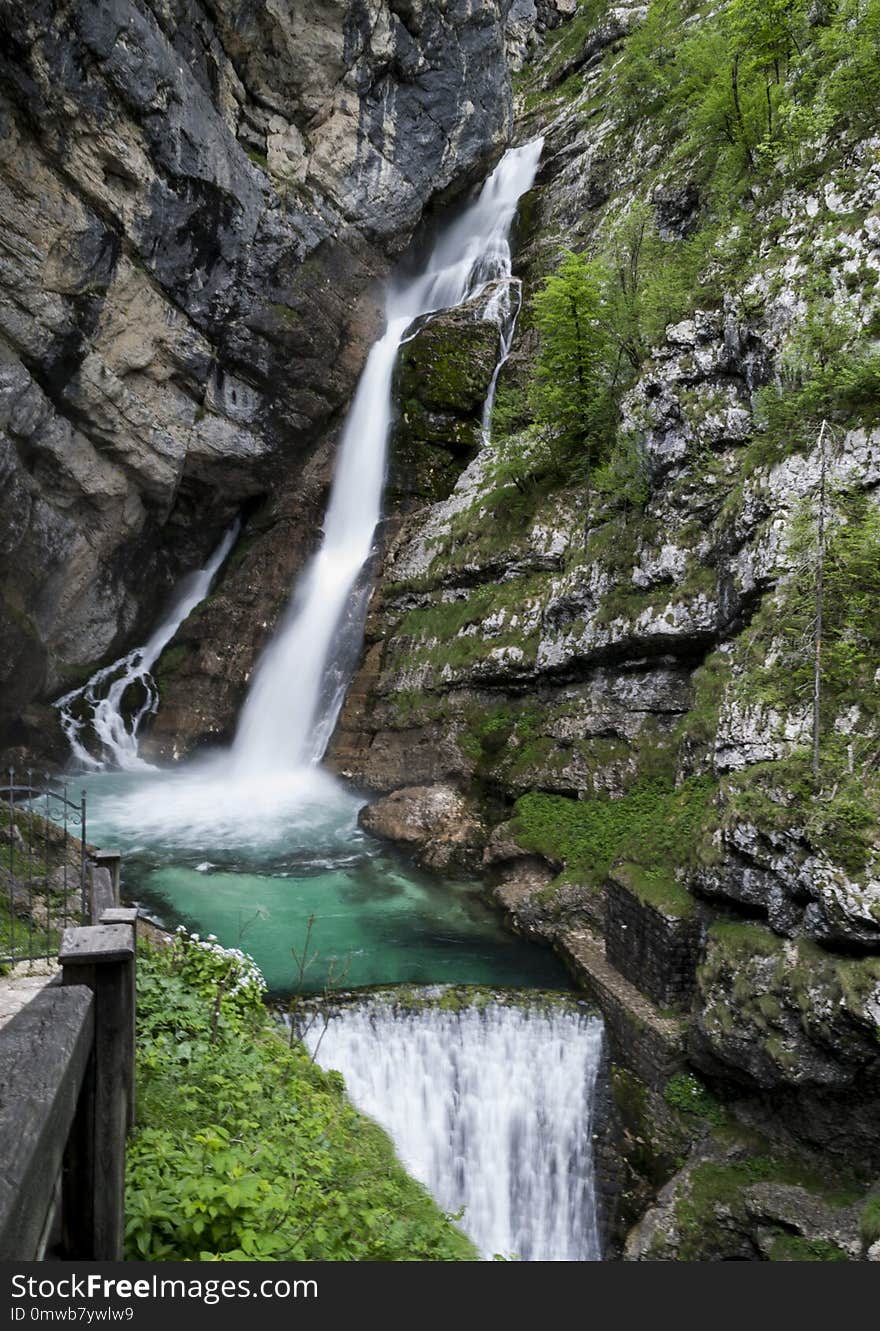 Waterfall, Water, Nature, Body Of Water