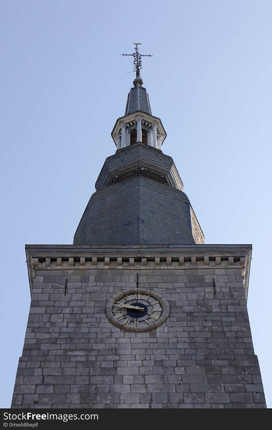 Building, Steeple, Spire, Sky