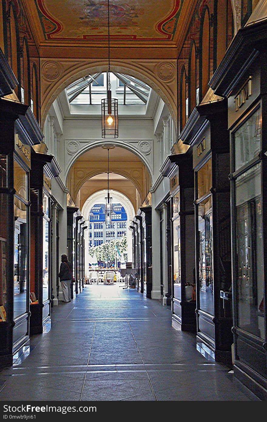 Arch, Arcade, Landmark, Town