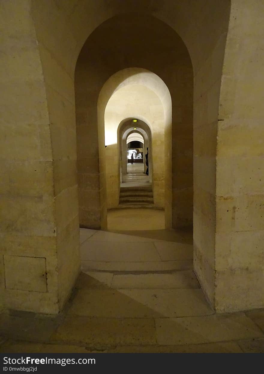 Arch, Architecture, Structure, Crypt