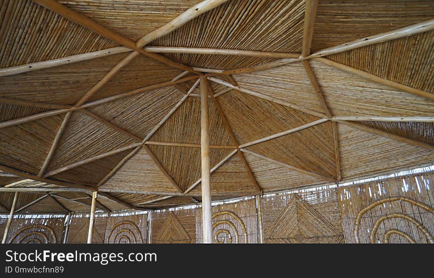 Structure, Ceiling, Wood, Roof