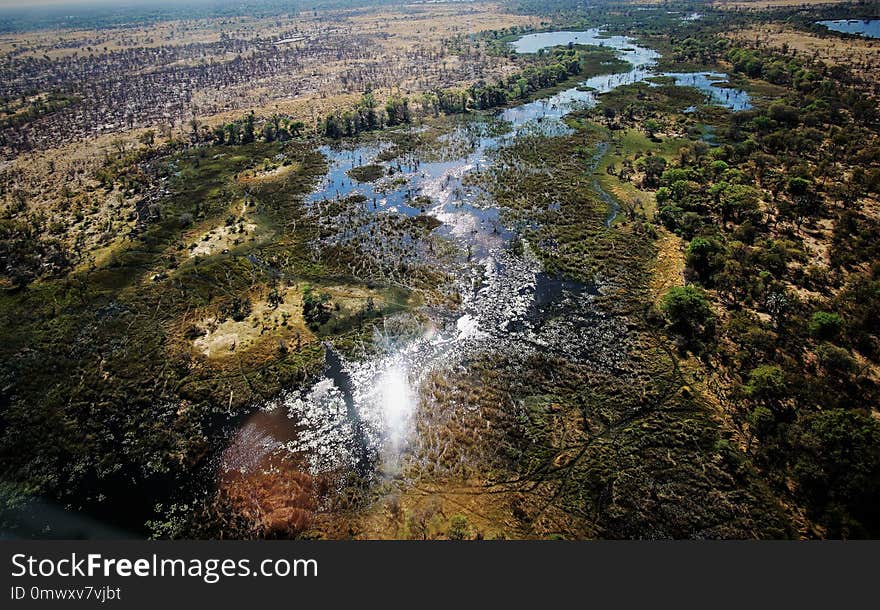 Nature Reserve, Water Resources, Aerial Photography, Water