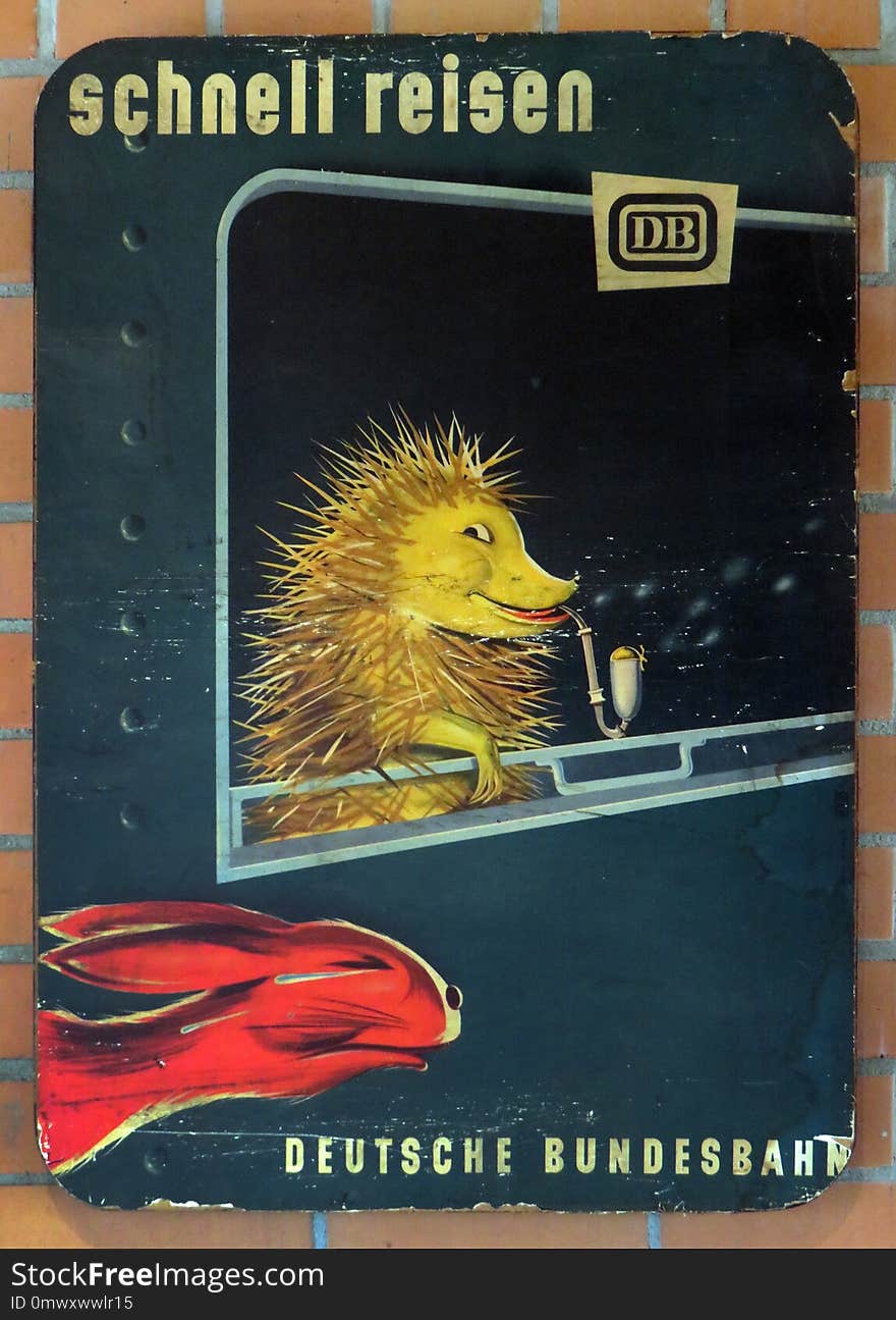 Yellow, Fauna, Advertising, Poster