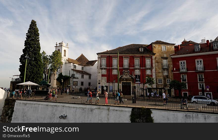 Town, City, Sky, Building