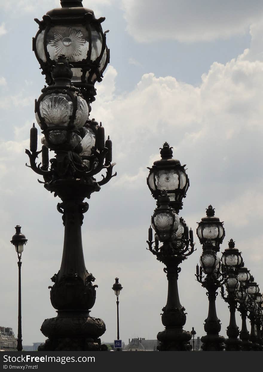 Sculpture, Statue, Monument, Street Light