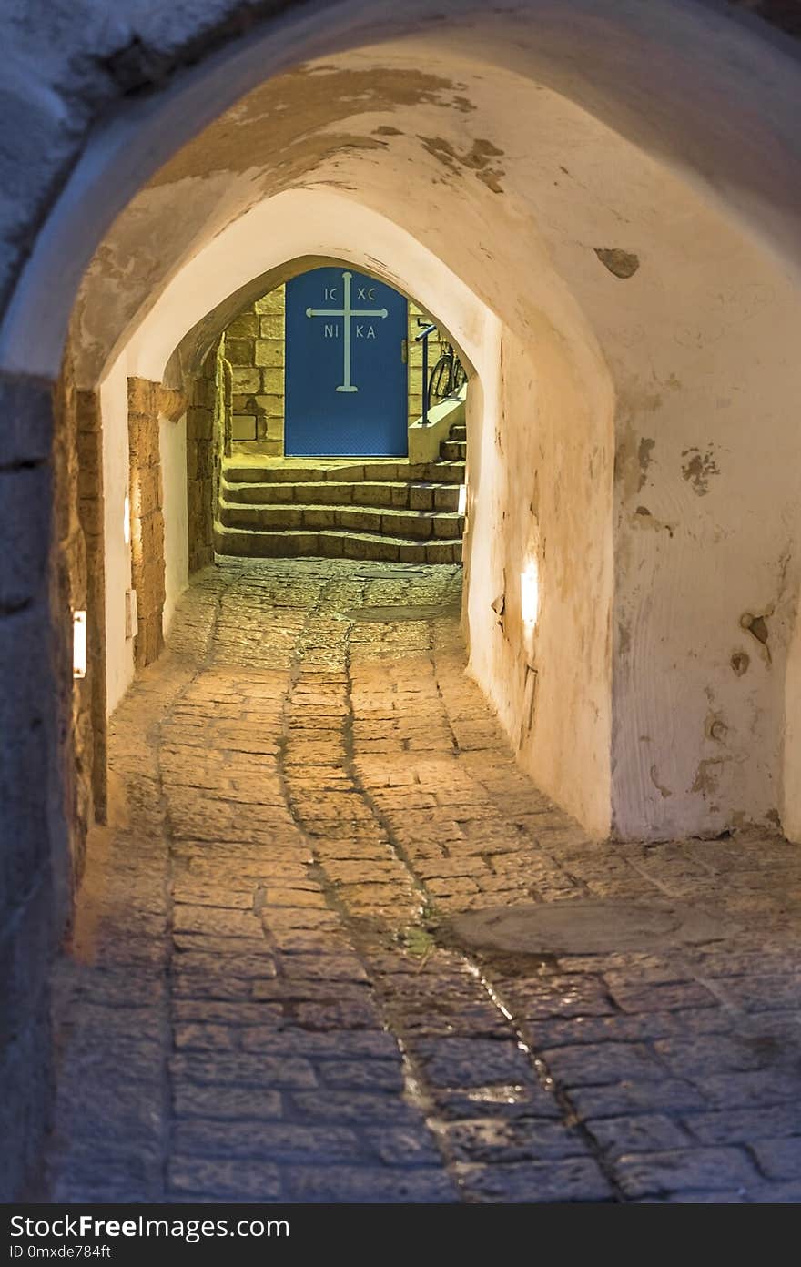 Church tower in Old Jaffa