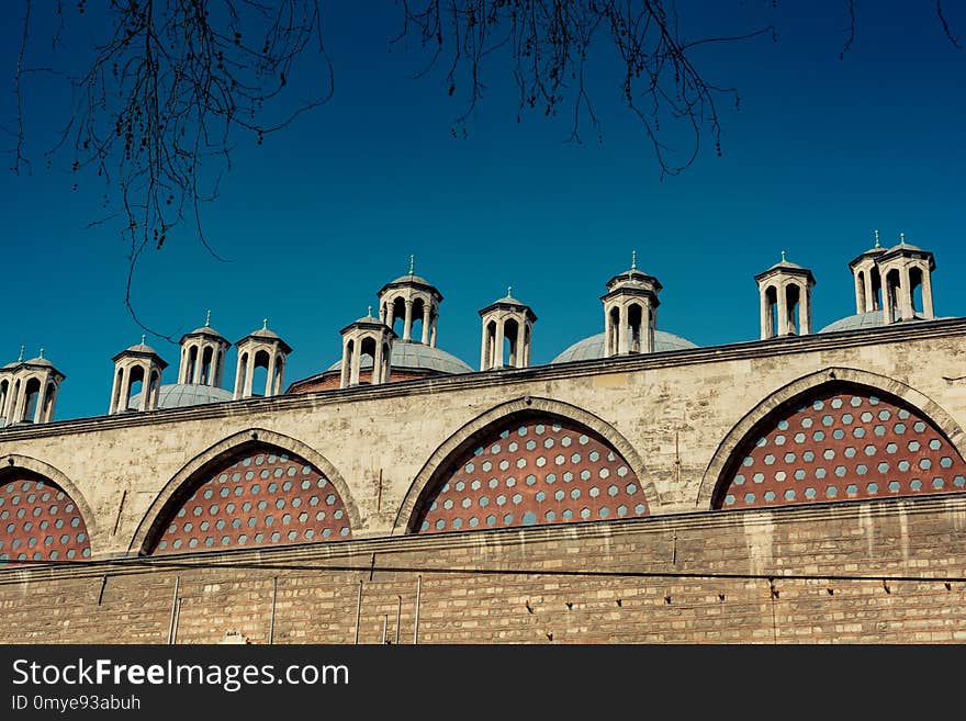 Fine example of ottoman Turkish architecture fragments