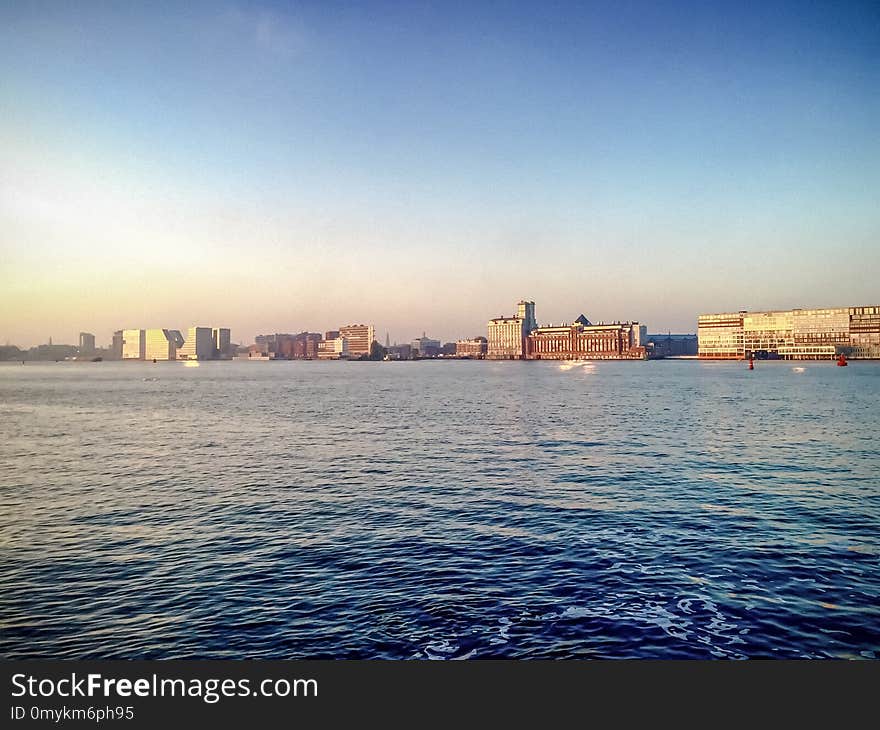 Sky, Sea, Waterway, Skyline