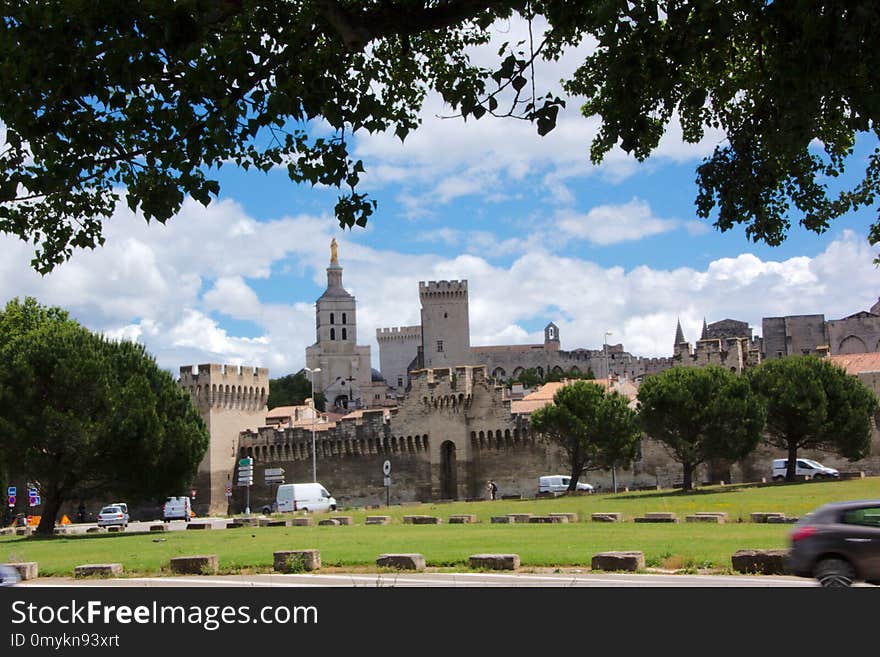 Sky, Tree, Plaza, Daytime