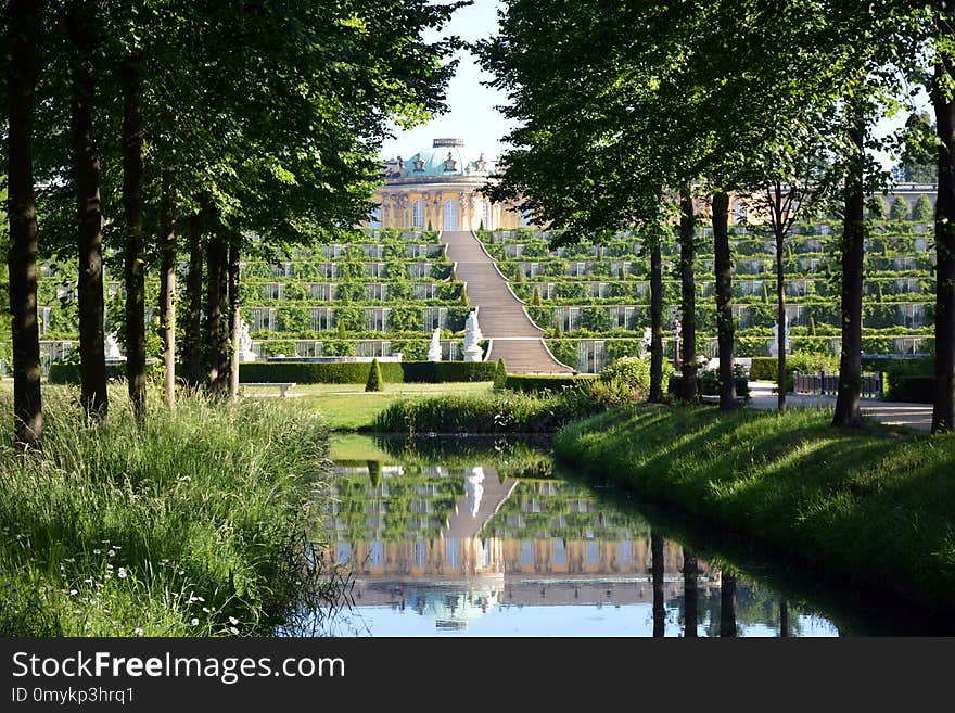 Waterway, Water, Nature, Reflection