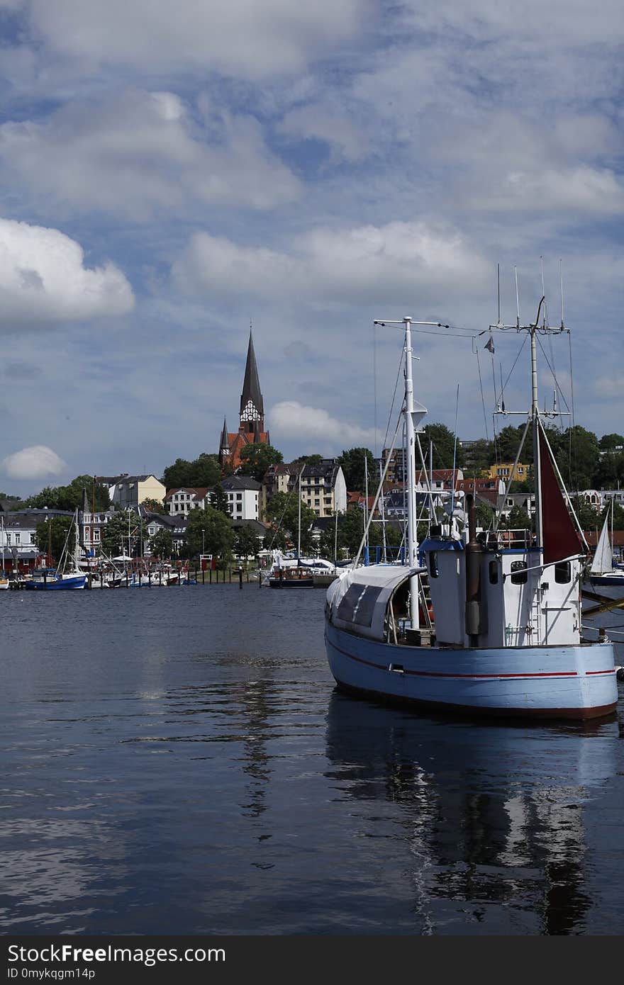 Waterway, Water, Harbor, Sky