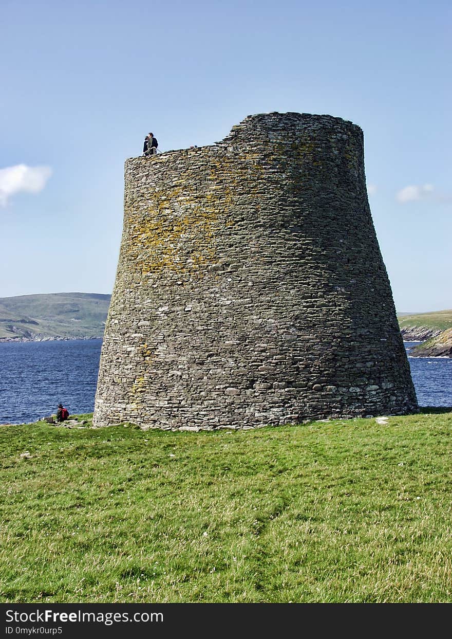 Sky, Promontory, Fortification, Rock