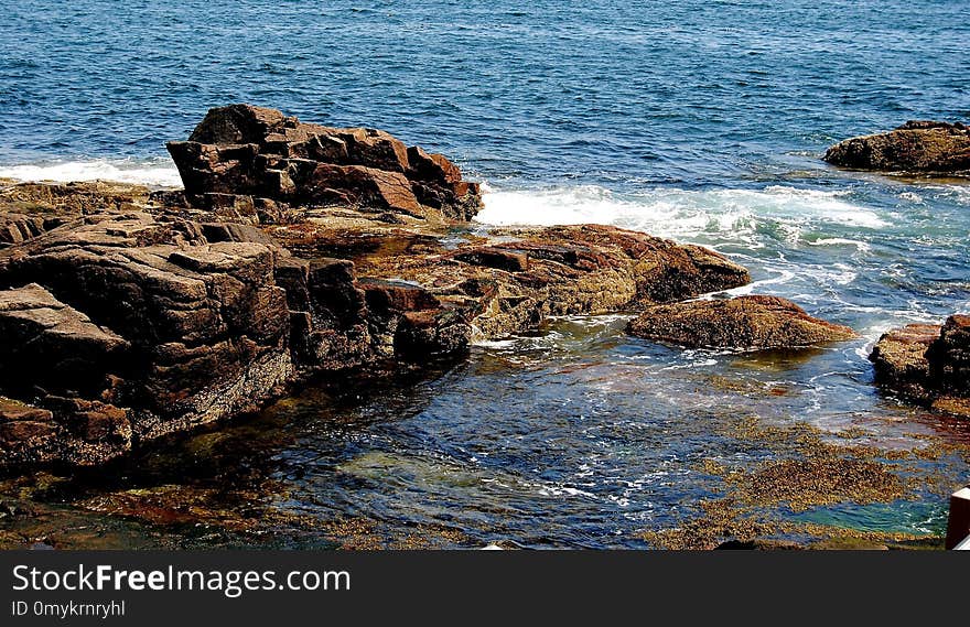 Sea, Coast, Body Of Water, Rock