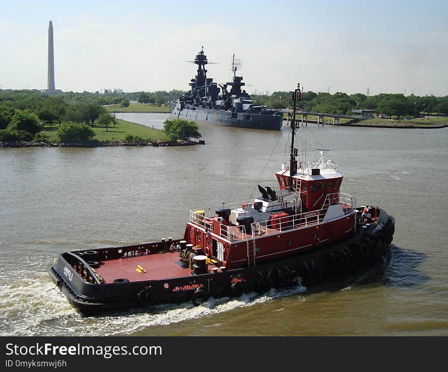 Waterway, Water Transportation, Tugboat, Ship