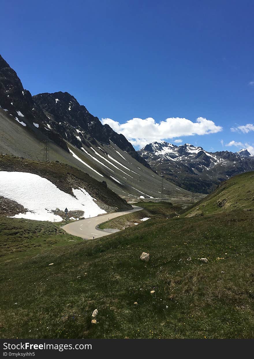 Mountainous Landforms, Mountain Range, Mountain, Sky