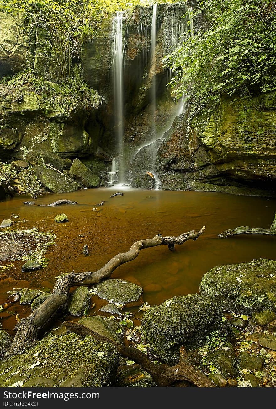 Roughting Linn. Waterfall. Northumberland. England. UK.