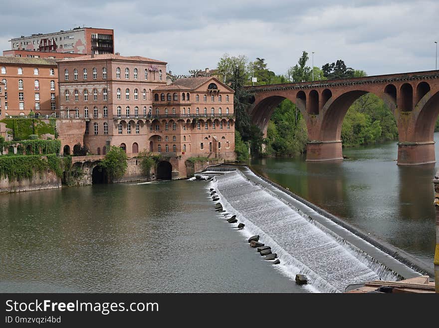 Bridge, Waterway, Aqueduct, Arch Bridge