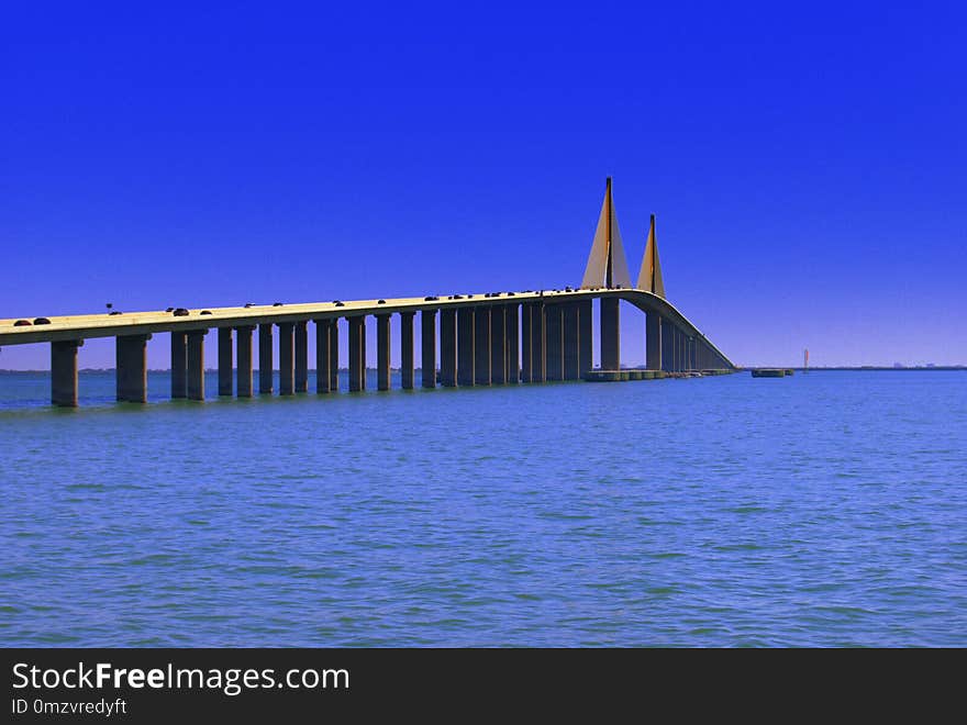 Bridge, Landmark, Sky, Fixed Link