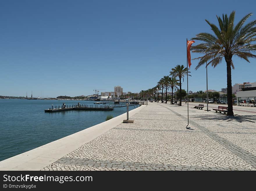 Marina, Waterway, Sea, Dock