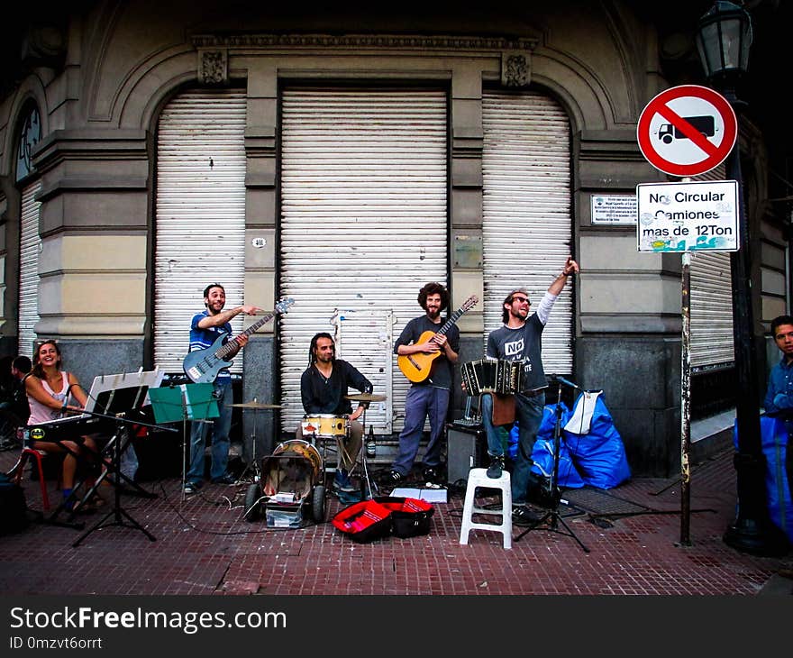 Street, Infrastructure, Musician, Road