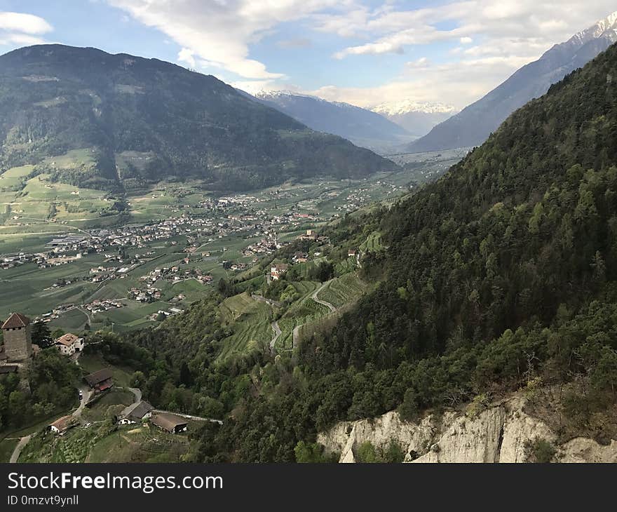 Mountainous Landforms, Valley, Highland, Mountain