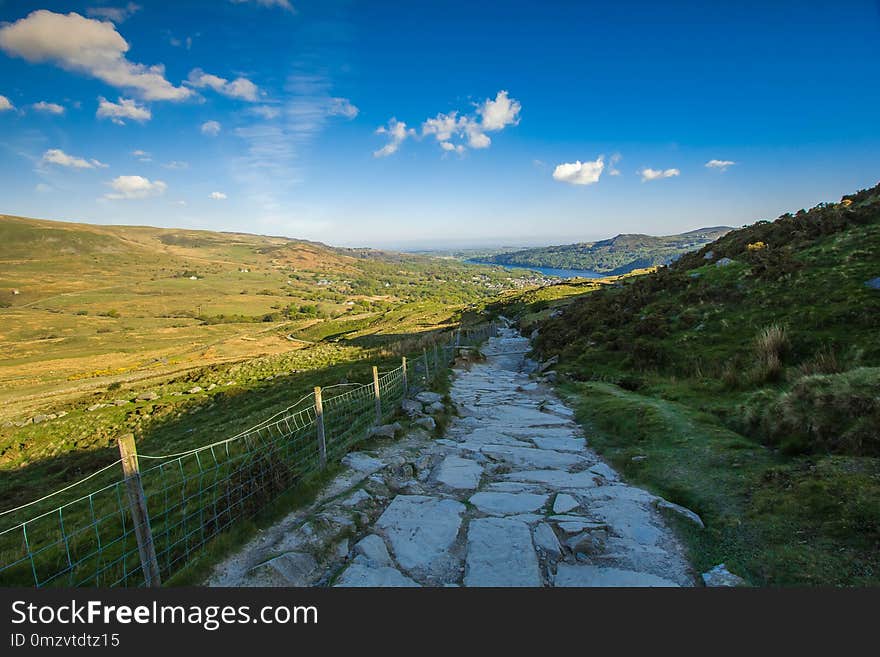 Sky, Cloud, Highland, Mountainous Landforms