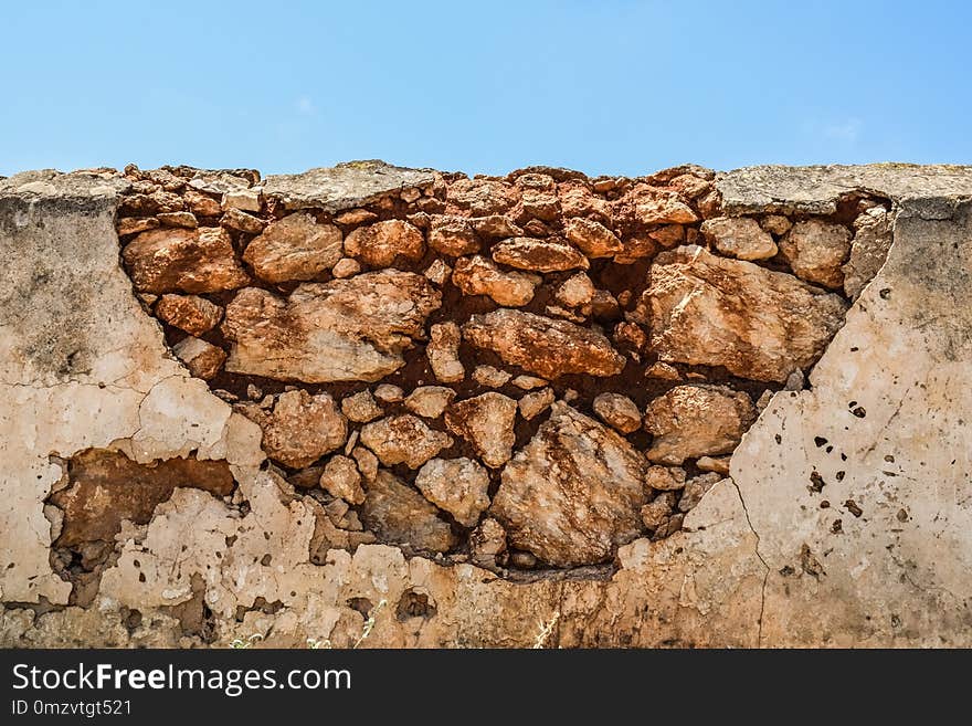 Rock, Wall, Sky, Soil