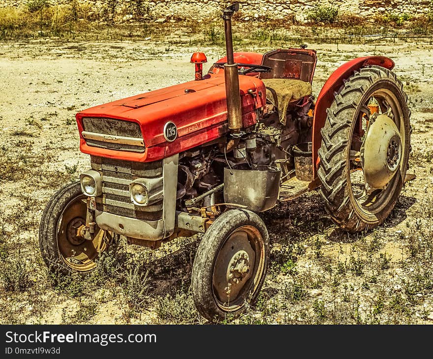 Tractor, Agricultural Machinery, Motor Vehicle, Agriculture