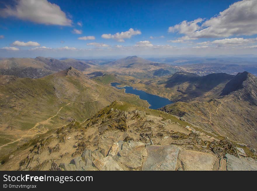 Ridge, Highland, Mountainous Landforms, Sky