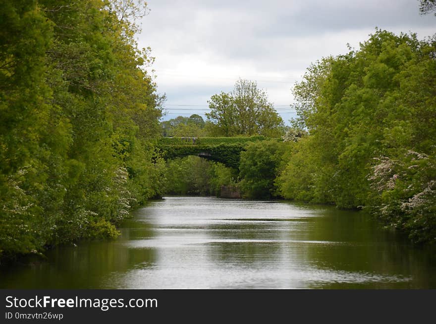 Waterway, Water, River, Nature