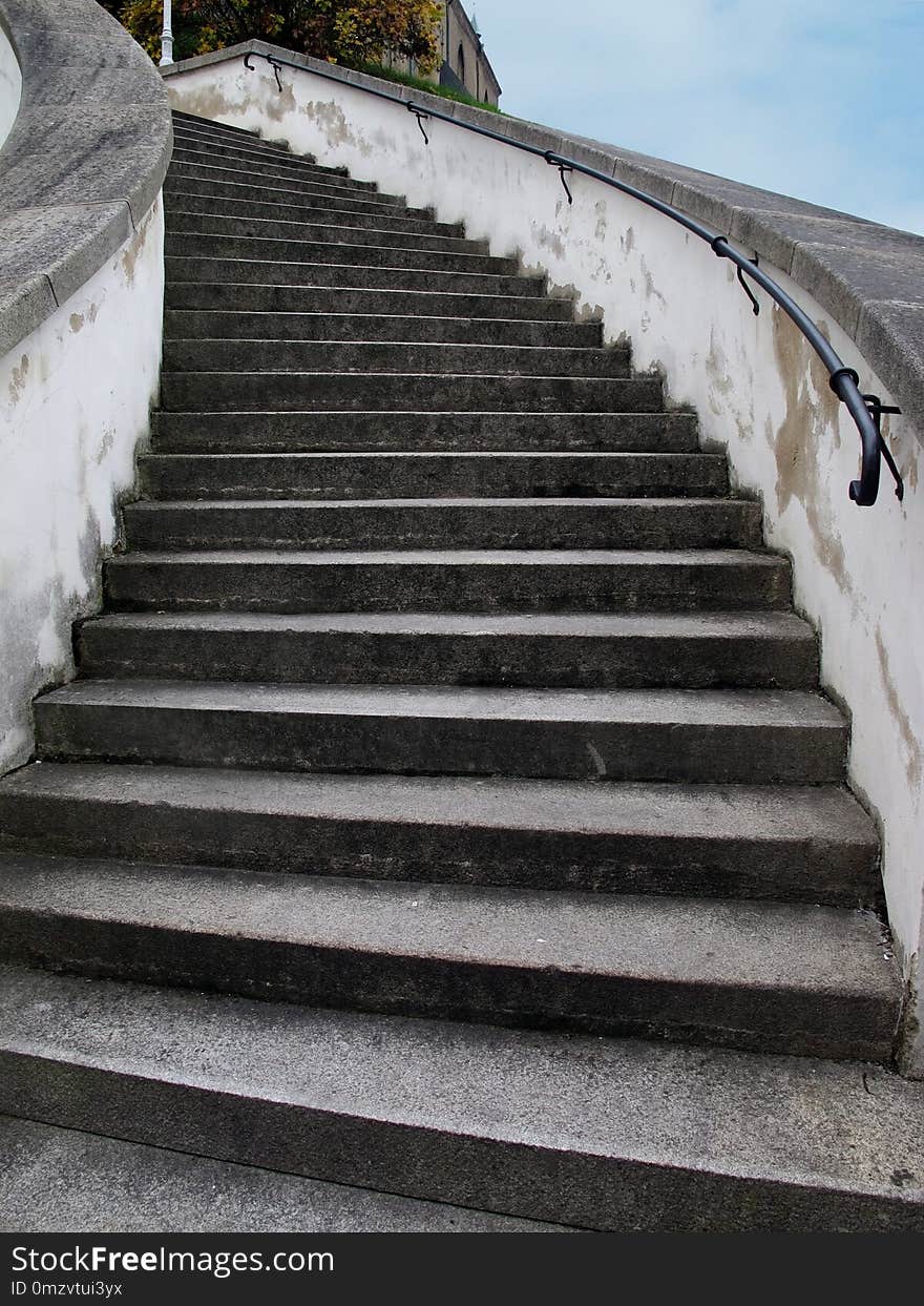 Stairs, Wall, Structure, Roof