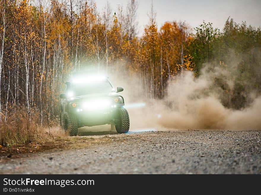 Toyota Tacoma quick ride on a offroad