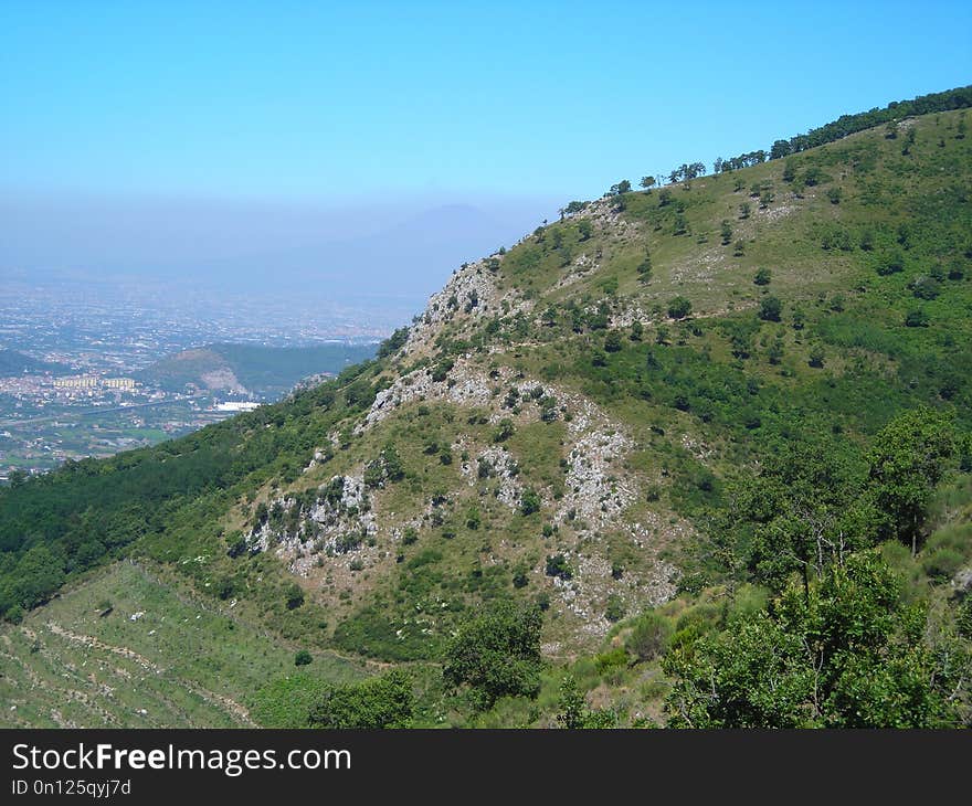 Ridge, Mountainous Landforms, Vegetation, Mountain